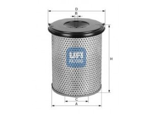 UFI 27.281.00 oro filtras
347138, 347138-0