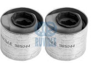 RUVILLE 985044S pakabos komplektas 
 Ašies montavimas/vairavimo mechanizmas/ratai -> Valdymo svirtis/pasukamosios svirties sujungimas -> Vairo trauklės (valdymo svirtis, išilginis balansyras, diago