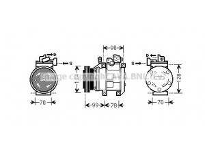 AVA QUALITY COOLING KAK130 kompresorius, oro kondicionierius 
 Oro kondicionavimas -> Kompresorius/dalys
977013E600