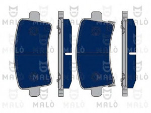 MAL? 1050259 stabdžių trinkelių rinkinys, diskinis stabdys 
 Techninės priežiūros dalys -> Papildomas remontas
1605103, 1605104, 1605366, 542027