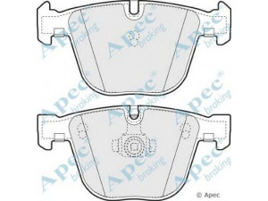APEC braking PAD1285 stabdžių trinkelių rinkinys, diskinis stabdys 
 Techninės priežiūros dalys -> Papildomas remontas
34110301476, 34116763305, 34210403290