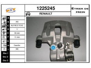 SNRA 1225245 stabdžių apkaba 
 Dviratė transporto priemonės -> Stabdžių sistema -> Stabdžių apkaba / priedai
7701049108, 8253967