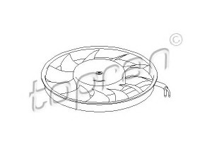 TOPRAN 110 221 ventiliatorius, radiatoriaus 
 Aušinimo sistema -> Oro aušinimas
8E0 959 455C, 8E0 959 455M