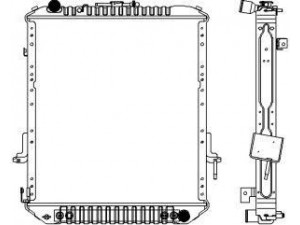 SAKURA  Automotive 1241-0325 radiatorius, variklio aušinimas