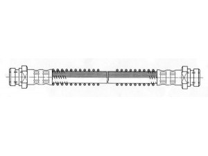 KAWE 511518 stabdžių žarnelė 
 Stabdžių sistema -> Stabdžių žarnelės
MB238163, MB587743, MB857555, MB857570
