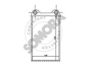 SOMORA 021550 šilumokaitis, salono šildymas 
 Šildymas / vėdinimas -> Šilumokaitis
8E2820031