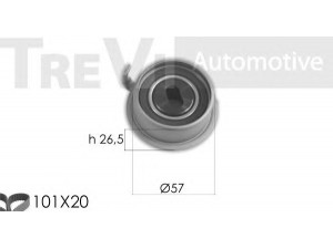 TREVI AUTOMOTIVE KD1370 paskirstymo diržo komplektas 
 Techninės priežiūros dalys -> Papildomas remontas