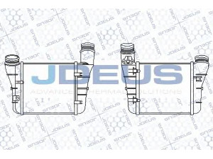 JDEUS 801M21A tarpinis suslėgto oro aušintuvas, kompresorius 
 Variklis -> Oro tiekimas -> Įkrovos agregatas (turbo/superįkrova) -> Tarpinis suslėgto oro aušintuvas
8E0145805AA, 8E0145805T