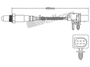WALKER PRODUCTS 250-25095 lambda jutiklis 
 Variklis -> Variklio elektra
4420750, 03C906262A, 393502A410
