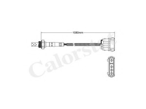 CALORSTAT by Vernet LS140115 lambda jutiklis 
 Variklis -> Variklio elektra
021906265C, 030906265AC, 330906265