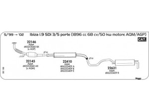 AKS DASIS SGSE136 išmetimo sistema
