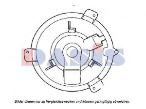 AKS DASIS 740889N vidaus pūtiklis 
 Šildymas / vėdinimas -> Orpūtė/dalys
46721251