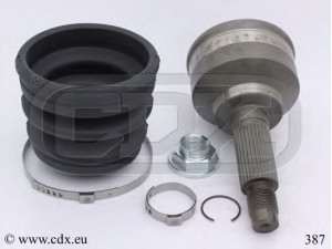 CDX 387 jungčių komplektas, kardaninis velenas 
 Ratų pavara -> Sujungimai/komplektas
0K55C22510, 0K55C22510A, 0K55C25500