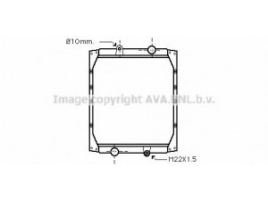 AVA QUALITY COOLING RE2052 radiatorius, variklio aušinimas 
 Aušinimo sistema -> Radiatorius/alyvos aušintuvas -> Radiatorius/dalys
5010140366, 5010230824