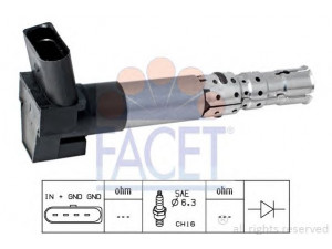 FACET 9.6337 ritė, uždegimas 
 Kibirkšties / kaitinamasis uždegimas -> Uždegimo ritė
066 905 100, 066 905 100 B, 066 905 100 C