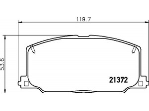 HELLA PAGID 8DB 355 005-771 stabdžių trinkelių rinkinys, diskinis stabdys 
 Techninės priežiūros dalys -> Papildomas remontas
0446520050, 0446520090, 0446520170