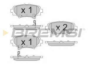BREMSI BP3557 stabdžių trinkelių rinkinys, diskinis stabdys
B4Y0-26-48ZA, B4Y02648ZA, B4Y02648ZB