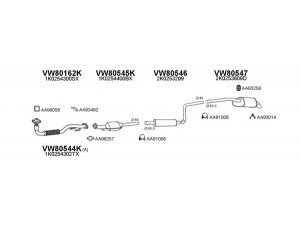 VENEPORTE 800278 išmetimo sistema 
 Išmetimo sistema -> Išmetimo sistema, visa