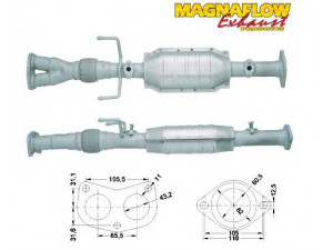 MAGNAFLOW 88024 katalizatoriaus keitiklis 
 Išmetimo sistema -> Katalizatoriaus keitiklis
1741076020, 1741076030