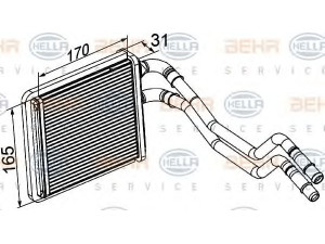 HELLA 8FH 351 315-591 šilumokaitis, salono šildymas 
 Šildymas / vėdinimas -> Šilumokaitis
1 573 046, 8V5118B539AA