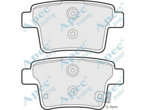 APEC braking PAD1631 stabdžių trinkelių rinkinys, diskinis stabdys 
 Techninės priežiūros dalys -> Papildomas remontas
PC351641