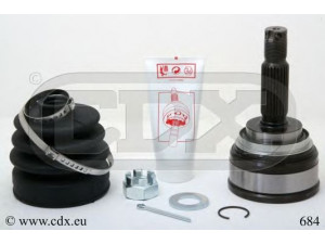 CDX 684 jungčių komplektas, kardaninis velenas 
 Ratų pavara -> Sujungimai/komplektas