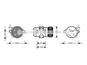 AVA QUALITY COOLING PRK036 kompresorius, oro kondicionierius 
 Oro kondicionavimas -> Kompresorius/dalys
94412600801
