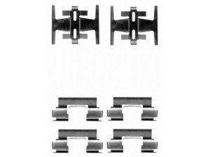 MINTEX MBA1134 priedų komplektas, diskinių stabdžių trinkelės