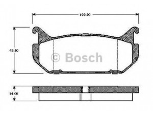 BOSCH 0 986 TB2 230 stabdžių trinkelių rinkinys, diskinis stabdys 
 Techninės priežiūros dalys -> Papildomas remontas
3868298, 3898005, F42Z2200A, G5Y52643Z