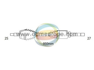 ODM-MULTIPARTS 18-142100 kardaninis velenas 
 Ratų pavara -> Kardaninis velenas
1693701272, 1693702872, 1693704672