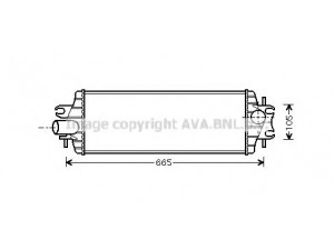 AVA QUALITY COOLING RT4358 tarpinis suslėgto oro aušintuvas, kompresorius 
 Variklis -> Oro tiekimas -> Įkrovos agregatas (turbo/superįkrova) -> Tarpinis suslėgto oro aušintuvas
1449600QAB, 4411898, 8200219497