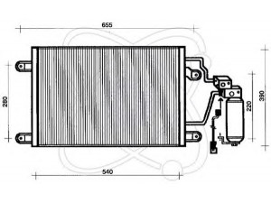 ELECTRO AUTO 30R0035 kondensatorius, oro kondicionierius
7701204731, 7701204733