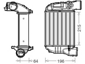 CTR 1231005 tarpinis suslėgto oro aušintuvas, kompresorius
8E0145805L