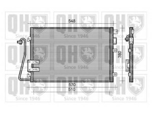 QUINTON HAZELL QCN467 kondensatorius, oro kondicionierius 
 Oro kondicionavimas -> Kondensatorius
60 01 550 660, 82 00 090 213, 82 00 241 088