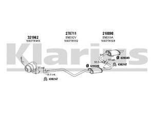 KLARIUS 060330E išmetimo sistema
