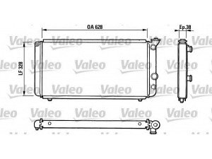VALEO 810835 radiatorius, variklio aušinimas 
 Aušinimo sistema -> Radiatorius/alyvos aušintuvas -> Radiatorius/dalys
7700736827, 7701349277