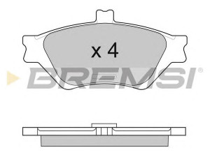 BREMSI BP2875 stabdžių trinkelių rinkinys, diskinis stabdys
F5AZ2001A, F5AZ2001B, XU2Z2V001YA