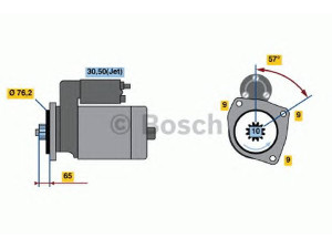 BOSCH 0 001 125 046 starteris 
 Elektros įranga -> Starterio sistema -> Starteris
1516691R, 02B 911 023 M