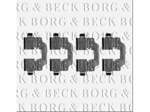 BORG & BECK BBK1258 priedų komplektas, diskinių stabdžių trinkelės 
 Stabdžių sistema -> Diskinis stabdys -> Stabdžių dalys/priedai