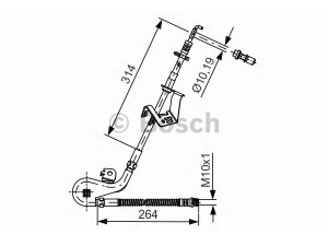 BOSCH 1 987 481 428 stabdžių žarnelė 
 Stabdžių sistema -> Stabdžių žarnelės
4806 J4, 4806 J4