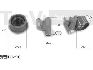 TREVI AUTOMOTIVE KD1306 paskirstymo diržo komplektas 
 Techninės priežiūros dalys -> Papildomas remontas