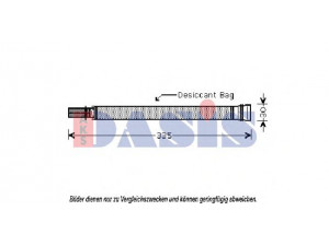 AKS DASIS 800355N džiovintuvas, oro kondicionierius 
 Oro kondicionavimas -> Džiovintuvas
64536918120, 6905171, 6918120, 6942025