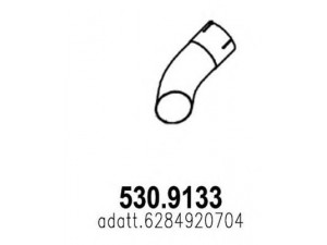 ASSO 530.9133 išleidimo kolektorius 
 Išmetimo sistema -> Išmetimo vamzdžiai
6284920704