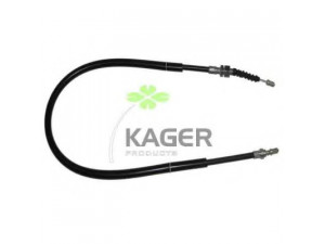 KAGER 19-0581 trosas, stovėjimo stabdys 
 Stabdžių sistema -> Valdymo svirtys/trosai
96026875