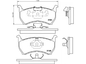 HELLA PAGID 8DB 355 006-101 stabdžių trinkelių rinkinys, diskinis stabdys 
 Techninės priežiūros dalys -> Papildomas remontas
FAY82648Z, G03049280, G03049280A