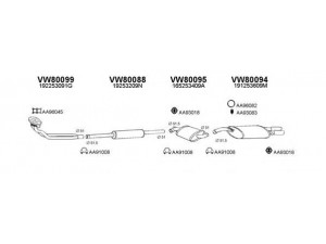 VENEPORTE 800036 išmetimo sistema 
 Išmetimo sistema -> Išmetimo sistema, visa