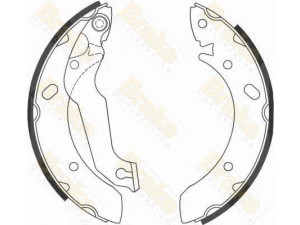 Brake ENGINEERING SH2603 stabdžių trinkelių komplektas 
 Techninės priežiūros dalys -> Papildomas remontas
5830517A00, 5830517F00, 5830529A10