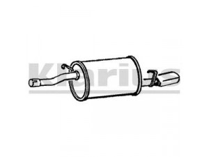 KLARIUS 210001 galinis duslintuvas 
 Išmetimo sistema -> Duslintuvas
7649426, 7649426, 7649426, 7649426