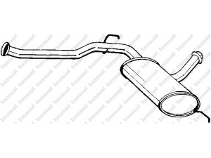 BOSAL 200-451 vidurinis duslintuvas 
 Išmetimo sistema -> Duslintuvas
77.00.797.168