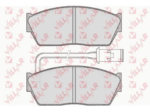 VILLAR 626.0308 stabdžių trinkelių rinkinys, diskinis stabdys 
 Techninės priežiūros dalys -> Papildomas remontas
GBP310AF, GBP90289, GBP90293, GBP90310